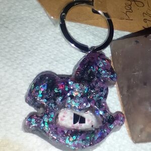 Keychain rocking horse purple 💜